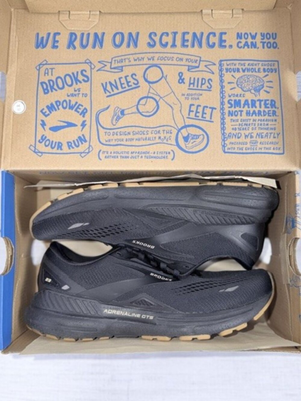 🖤 Brooks Adrenaline GTS 23 Running Shoes Black/Cream/Biscuit Women's Size 8 - Picture 12 of 12